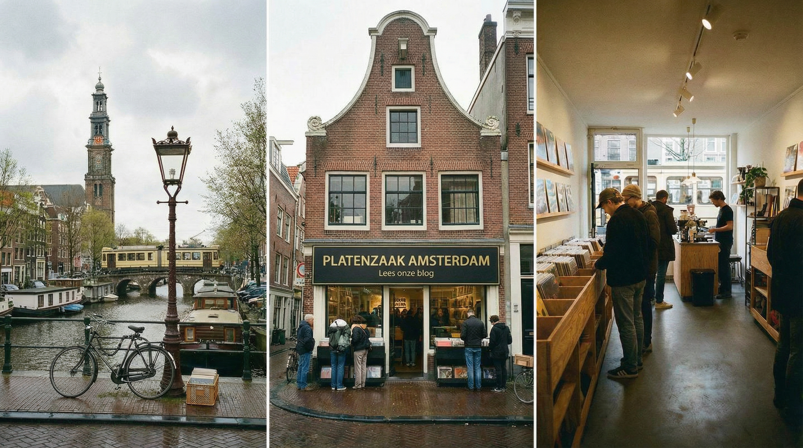 Platenzaken in Amsterdam