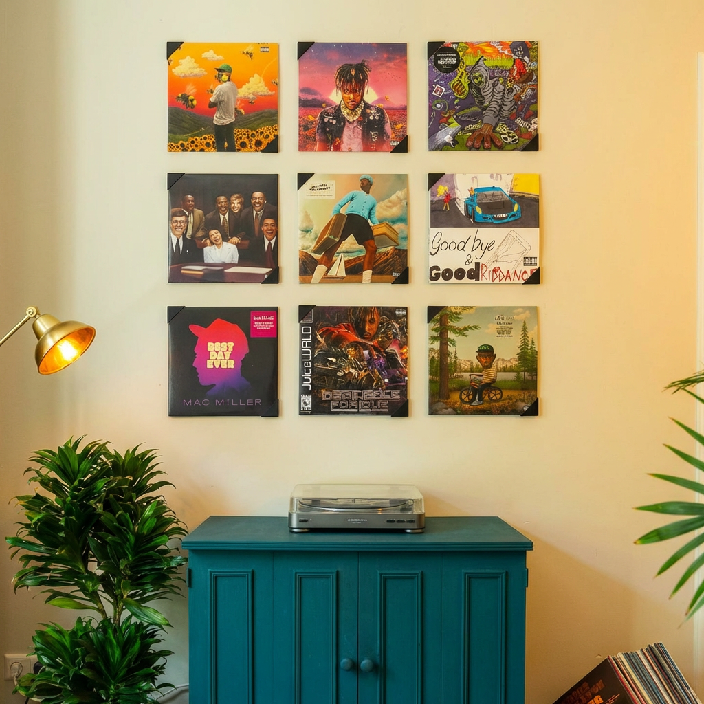 lp ophangsysteem (Set 9 stuks