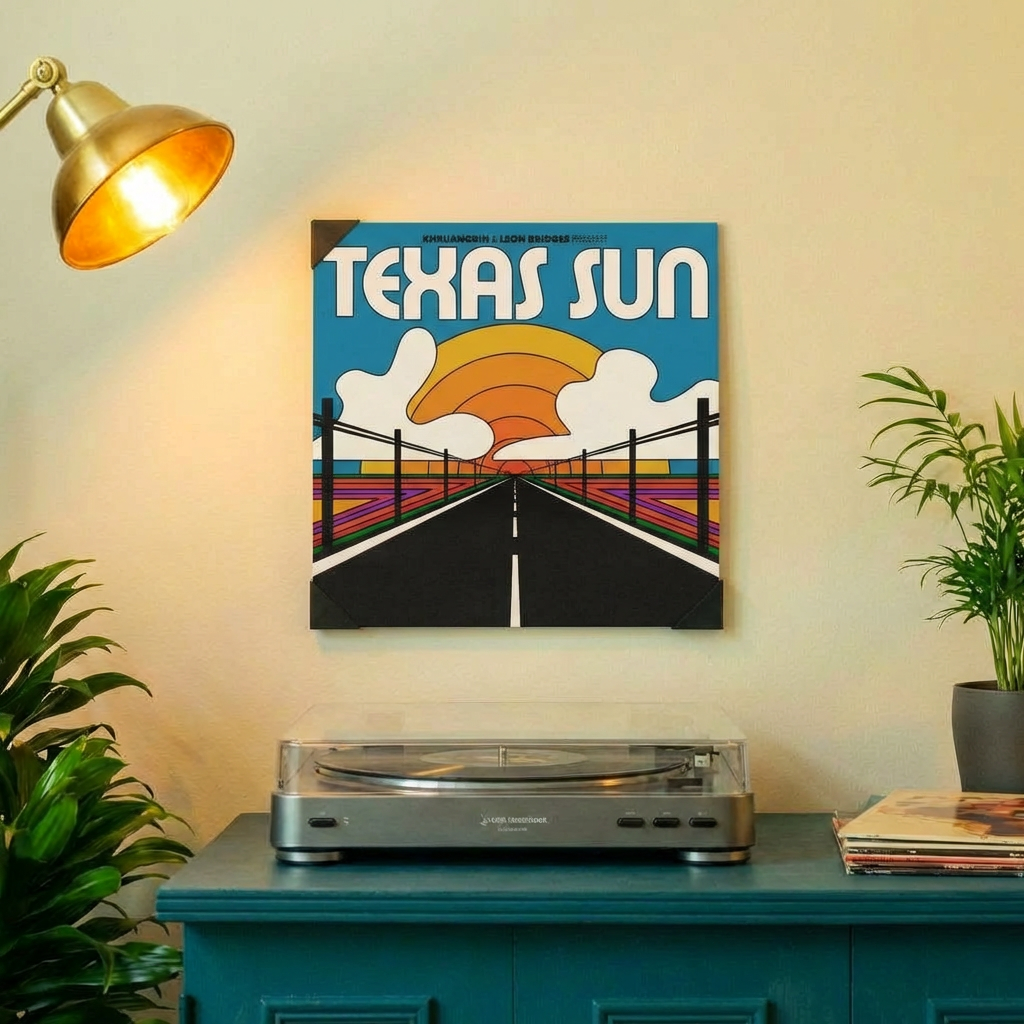 Lp album ophangsysteem