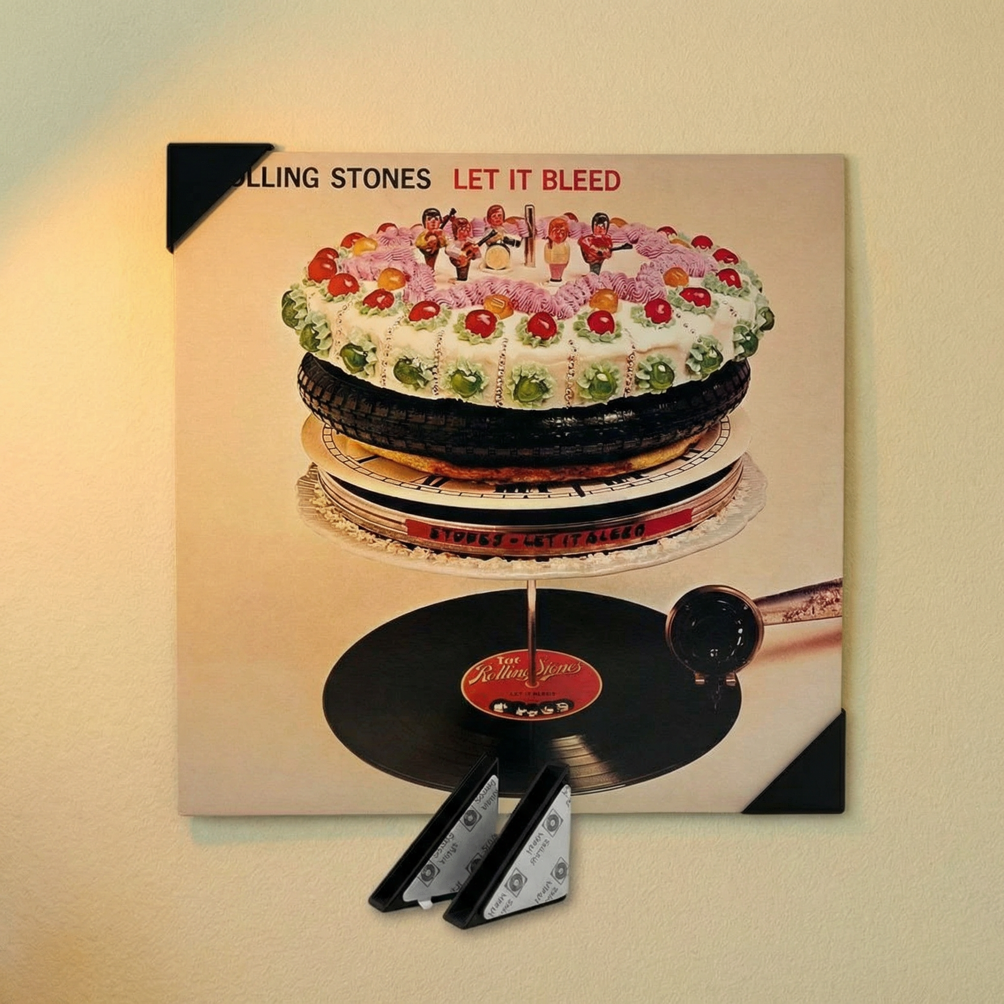 zwart lp ophangsysteem dubbel