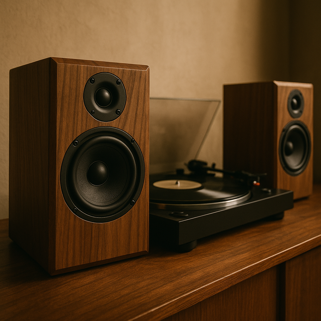 Speakers platenspelers