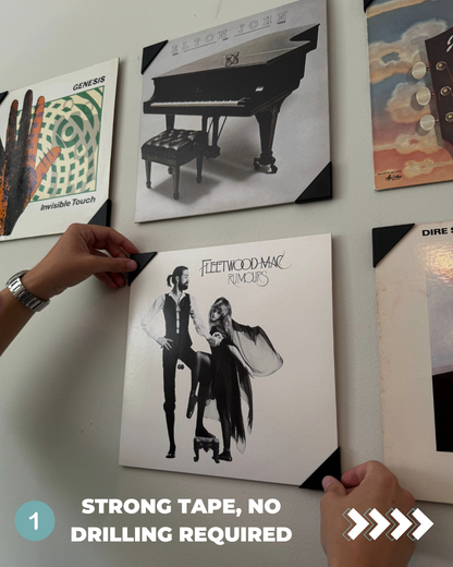 Vinyl wall mount, no drill