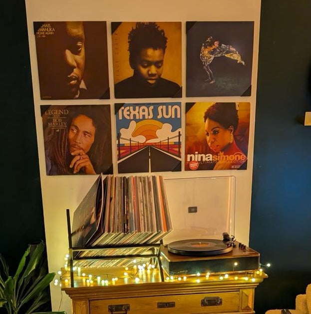 vinyl setup elpee houder