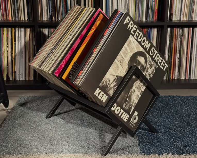 vinyl album rack